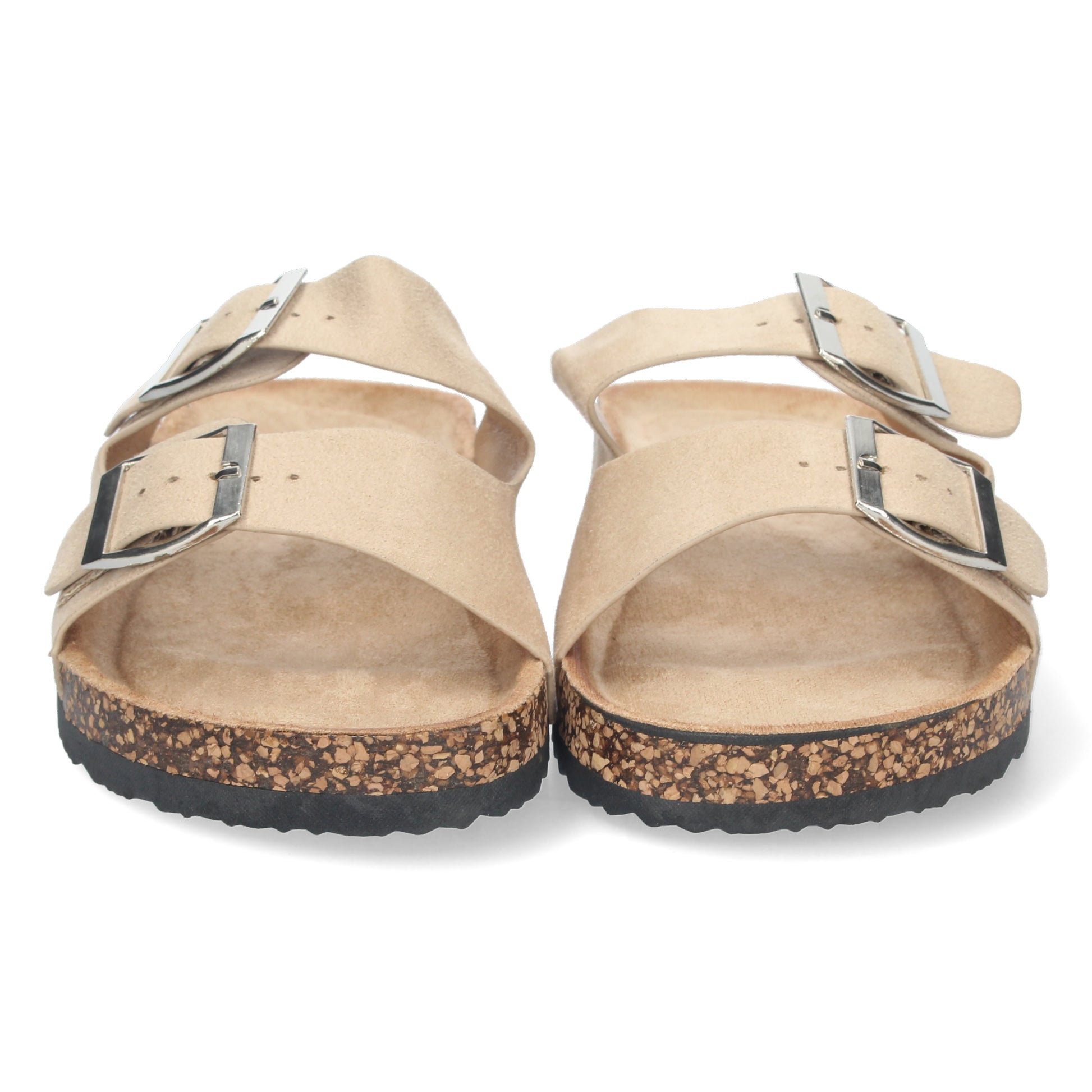 Sandalias Planas de mujer con suela anatómica Bio y hebillas