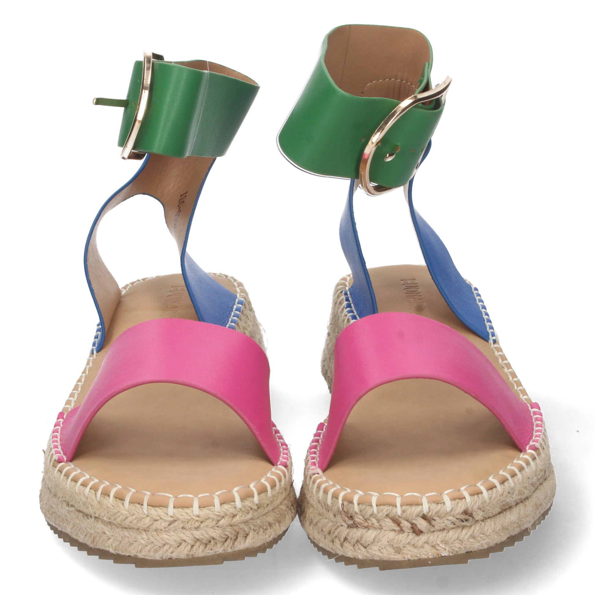 Sandalias Planas tricolor con suela de yute - color, frescura y comodidad en un solo paso
