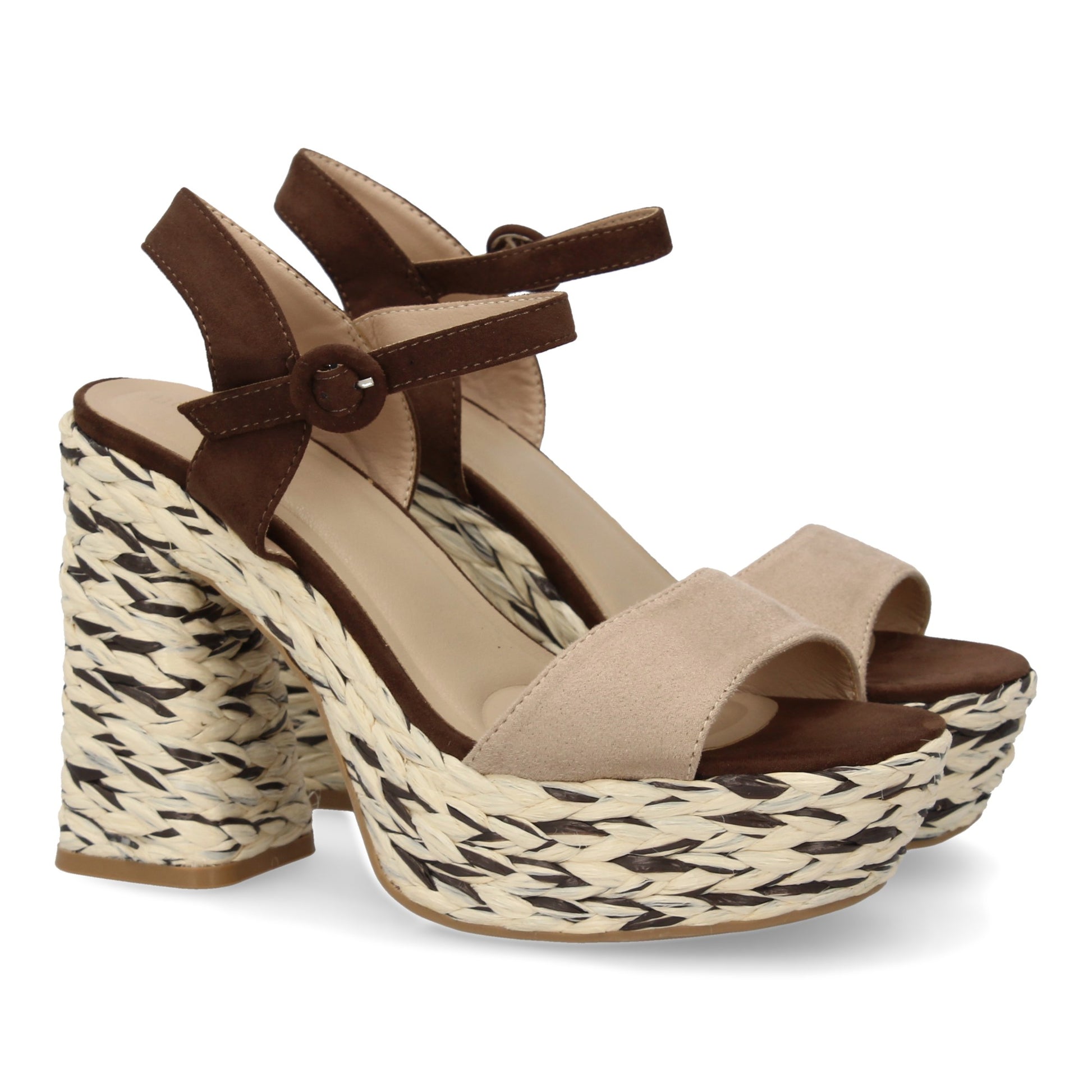 Sandalias de tacón ancho con hebilla ajustable el toque chic que no renuncia al confort