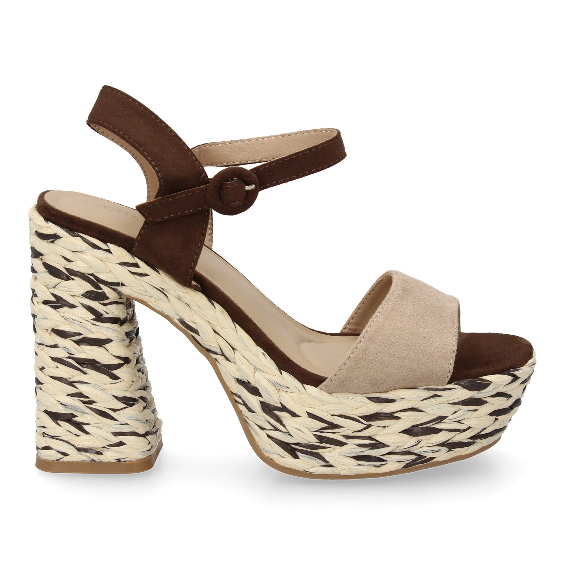 Sandalias de tacón ancho con hebilla ajustable el toque chic que no renuncia al confort