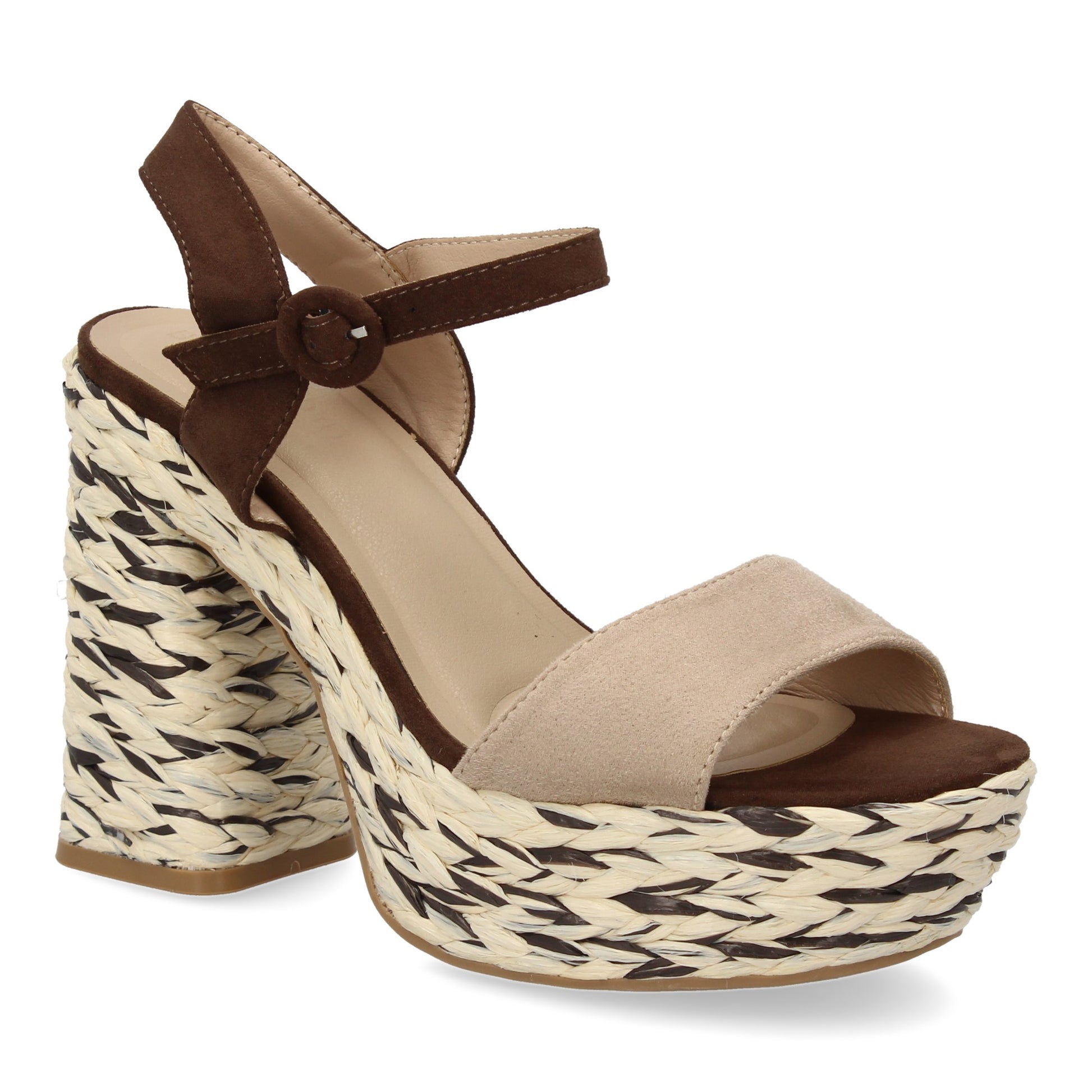 Sandalias de tacón ancho con hebilla ajustable el toque chic que no renuncia al confort