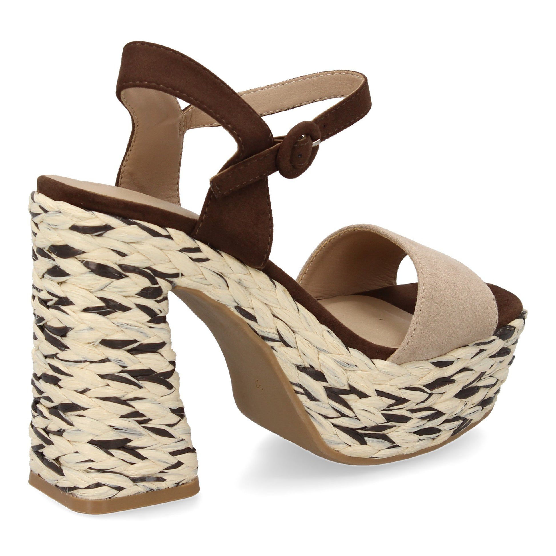 Sandalias de tacón ancho con hebilla ajustable el toque chic que no renuncia al confort