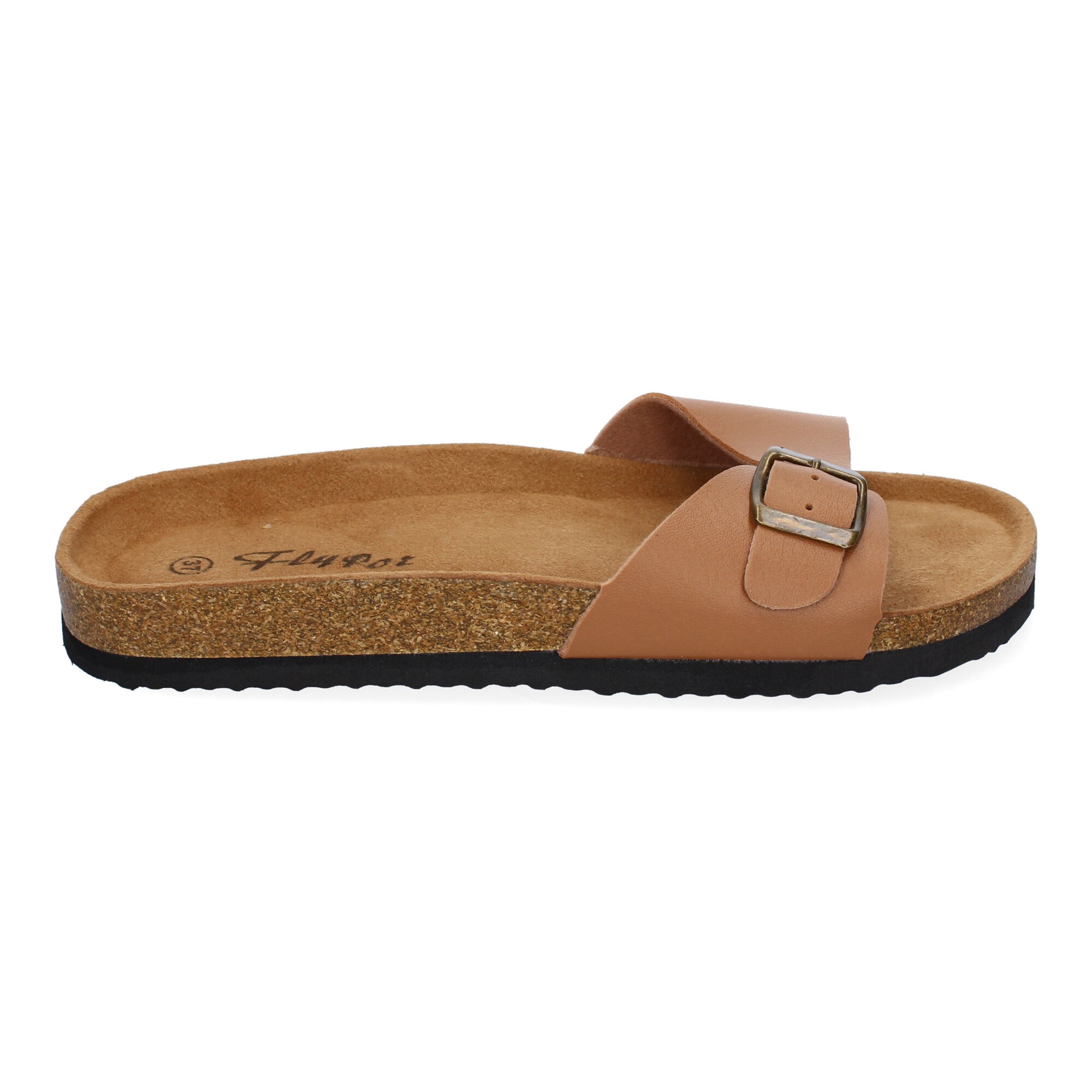 Sandalia Plana Taupe para Mujer