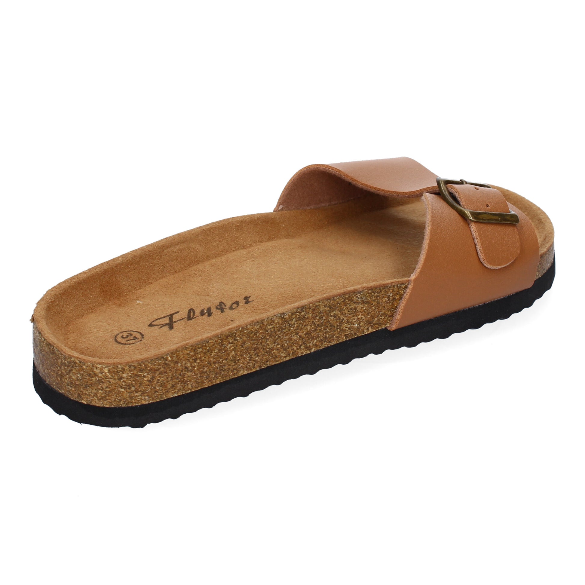 Sandalia Plana Taupe para Mujer